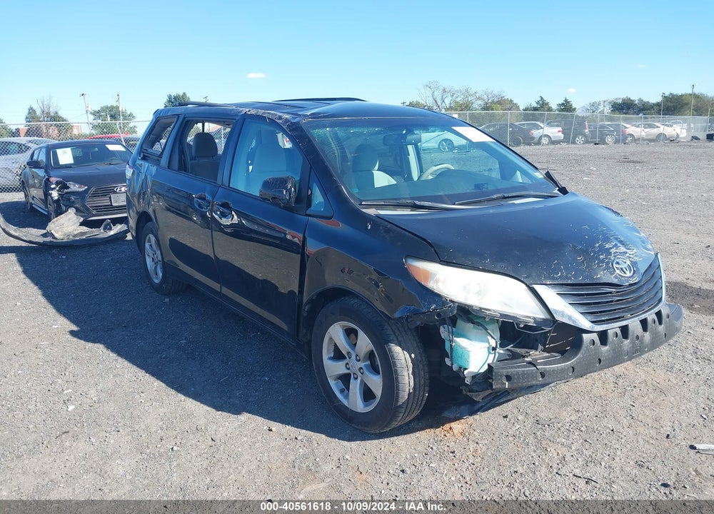 2012 TOYOTA SIENNA LE V6 8 PASSENGER VIN: 5TDKK3DC3CS234059
