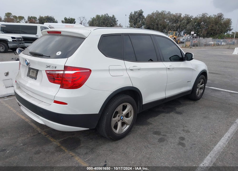 2012 BMW X3 XDRIVE28I VIN: 5UXWX5C55CL720566