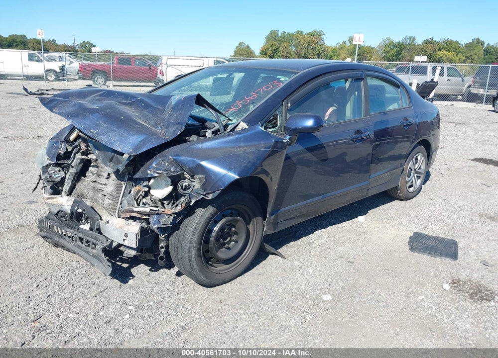 2010 HONDA CIVIC LX VIN: 19XFA1F52AE006679