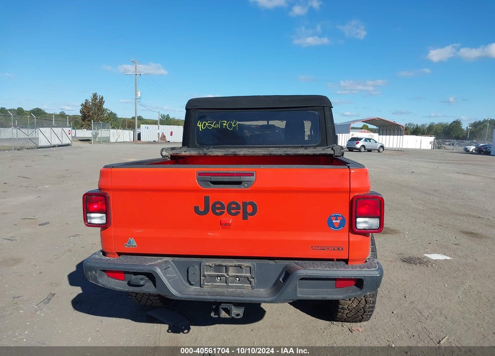 2020 JEEP GLADIATOR SPORT S 4X4 VIN: 1C6HJTAGXLL147983