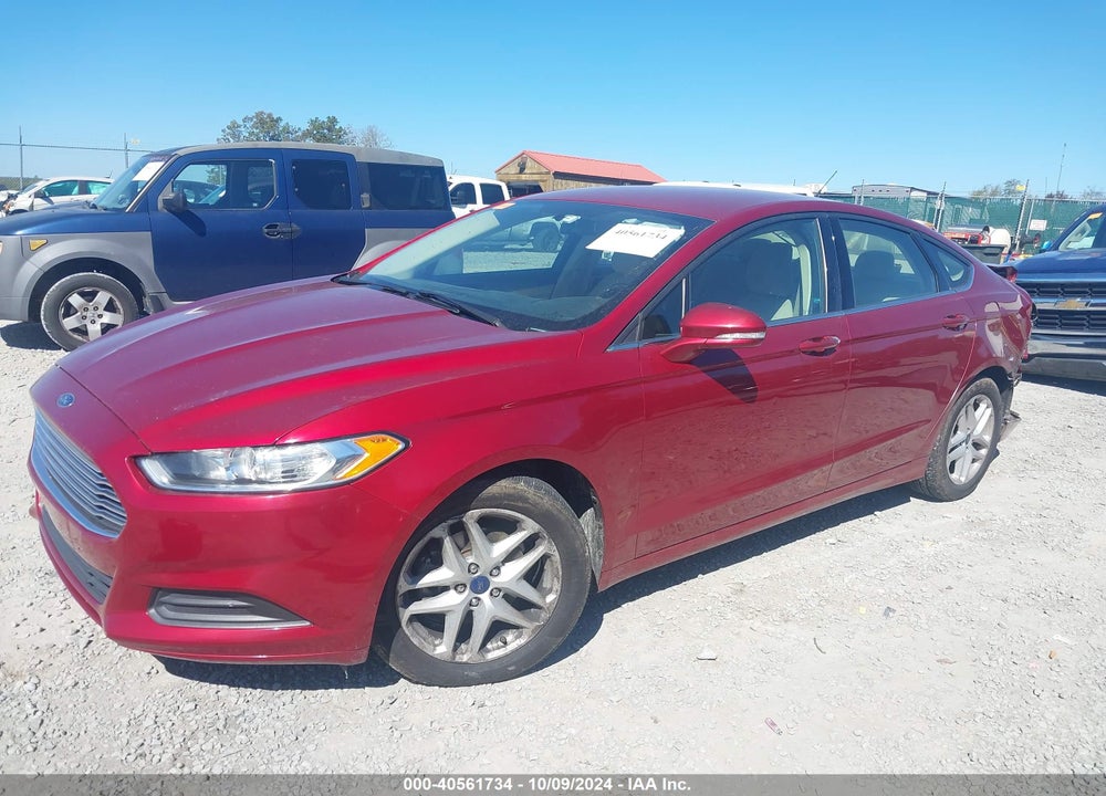 2014 FORD FUSION SE VIN: 3FA6P0H7XER388634