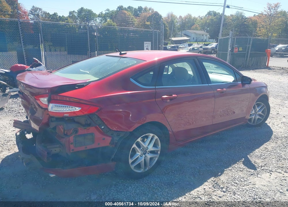 2014 FORD FUSION SE VIN: 3FA6P0H7XER388634