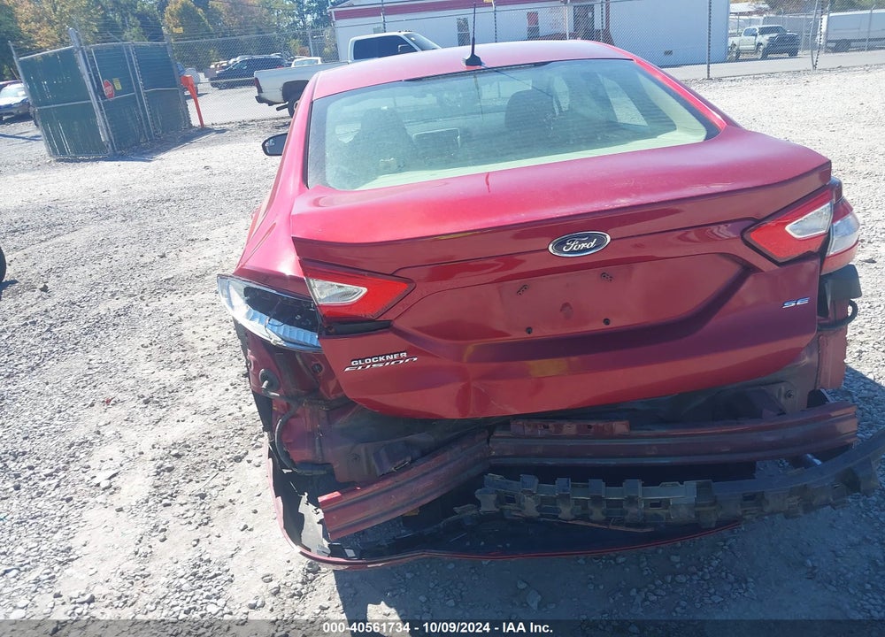 2014 FORD FUSION SE VIN: 3FA6P0H7XER388634