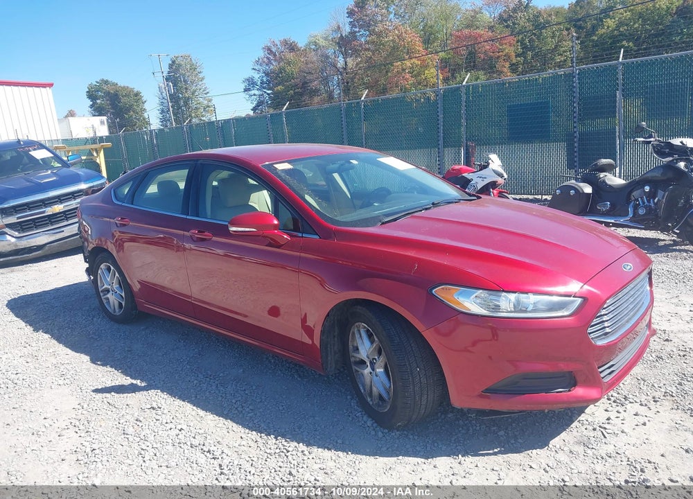 2014 FORD FUSION SE VIN: 3FA6P0H7XER388634