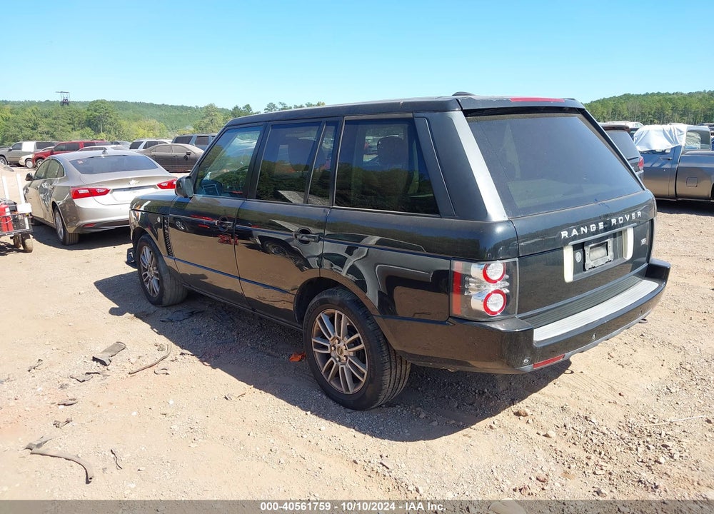 2012 LAND ROVER RANGE ROVER HSE VIN: SALME1D45CA384998