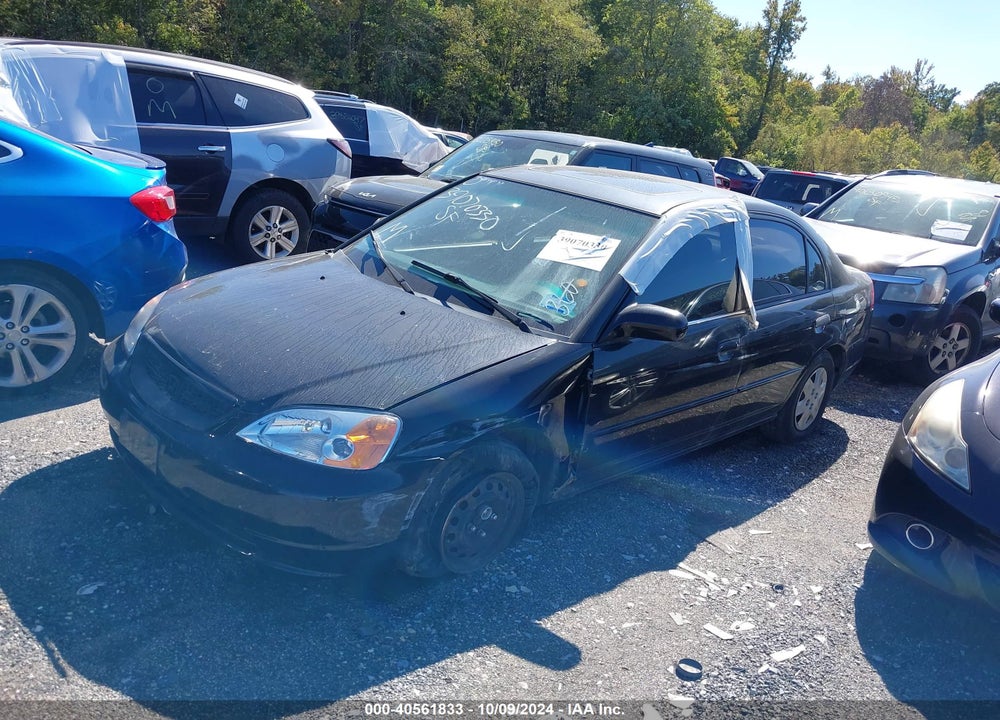 2002 HONDA CIVIC EX VIN: 2HGES26762H544129