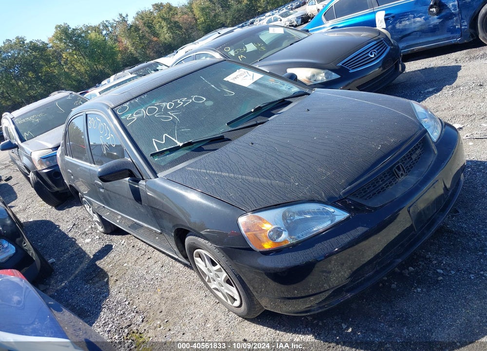 2002 HONDA CIVIC EX VIN: 2HGES26762H544129