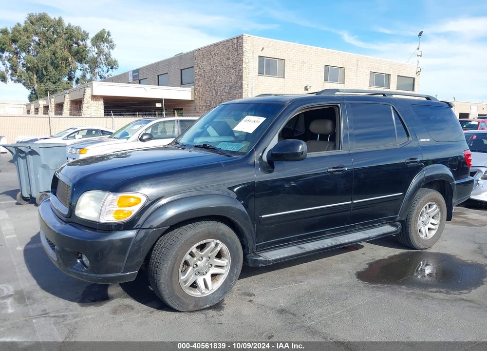 2003 TOYOTA SEQUOIA LIMITED V8 VIN: 5TDZT38A53S203643