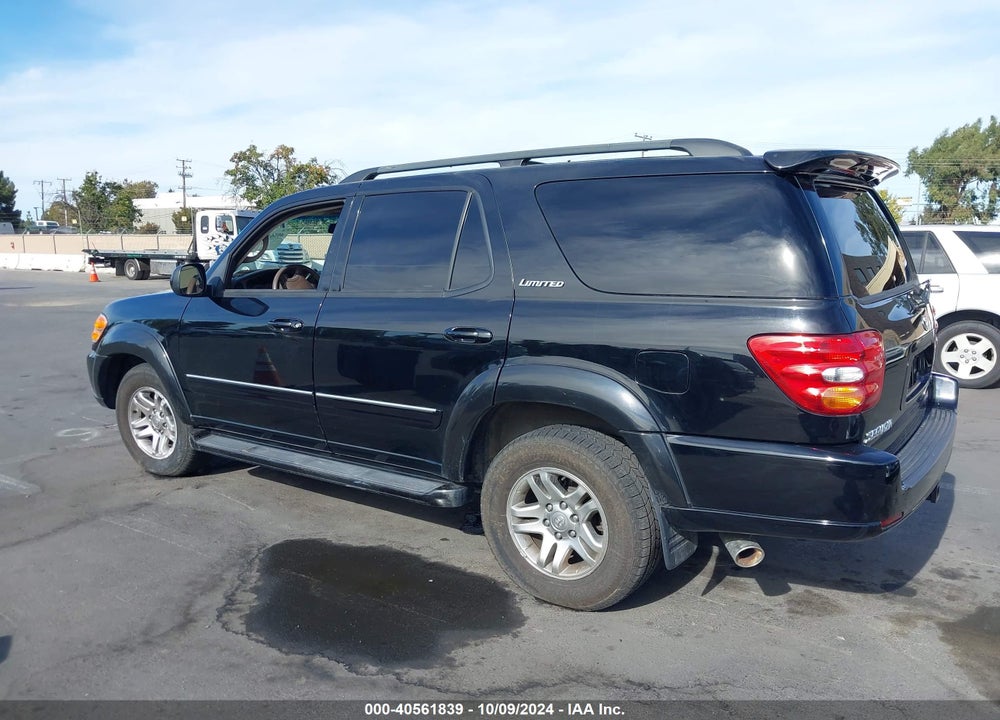 2003 TOYOTA SEQUOIA LIMITED V8 VIN: 5TDZT38A53S203643