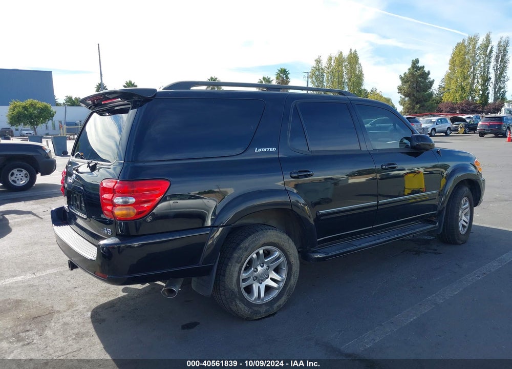 2003 TOYOTA SEQUOIA LIMITED V8 VIN: 5TDZT38A53S203643
