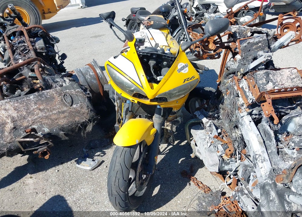 2004 YAMAHA YZFR6 L VIN: JYARJ06E24A016915