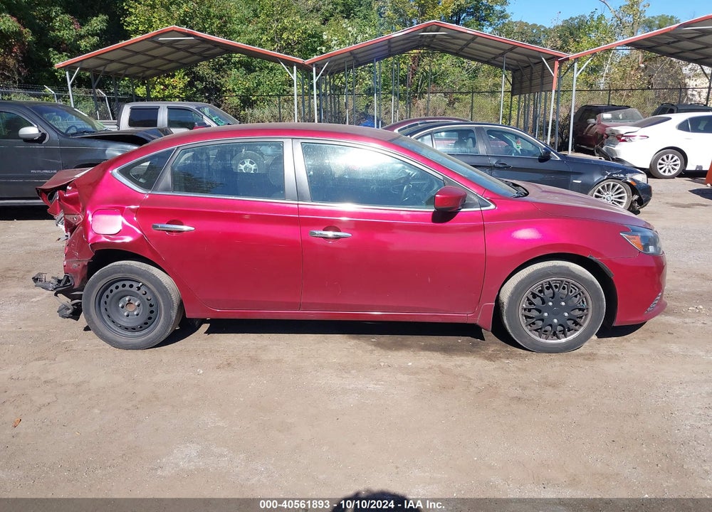 2016 NISSAN SENTRA SV VIN: 3N1AB7AP6GY249280