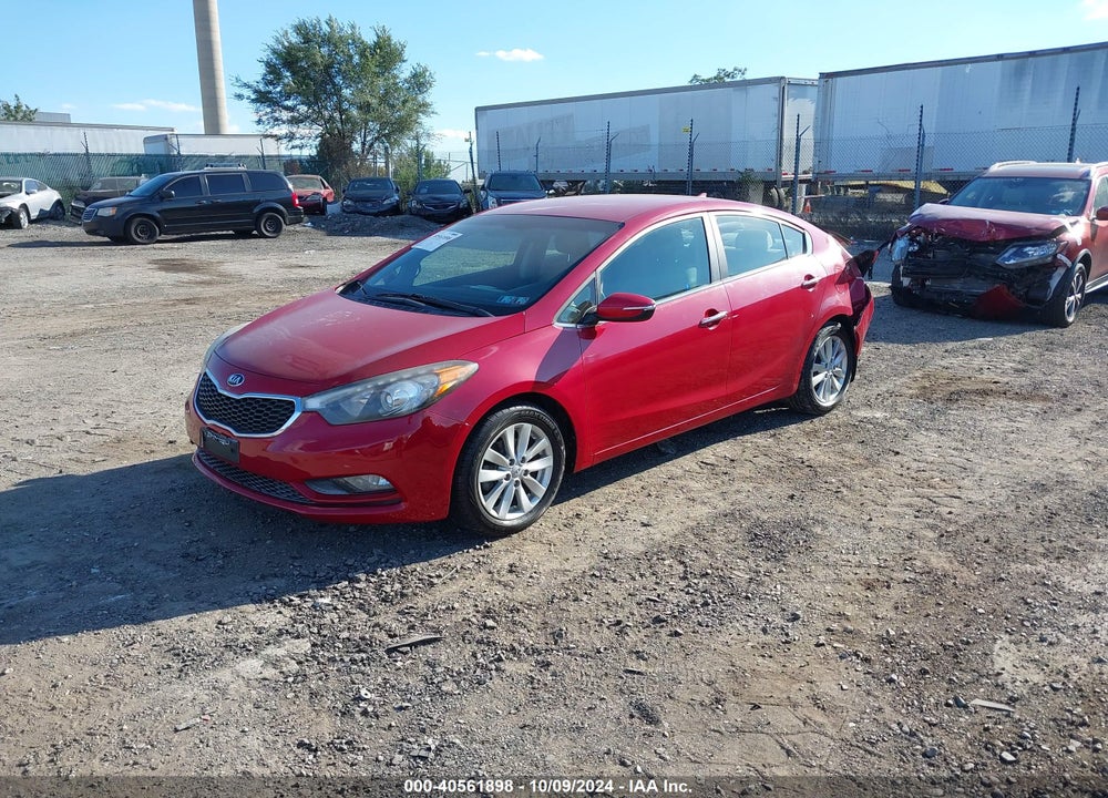 2014 KIA FORTE EX VIN: KNAFX4A86E5194672