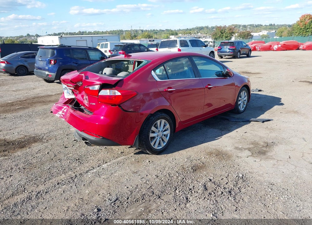 2014 KIA FORTE EX VIN: KNAFX4A86E5194672