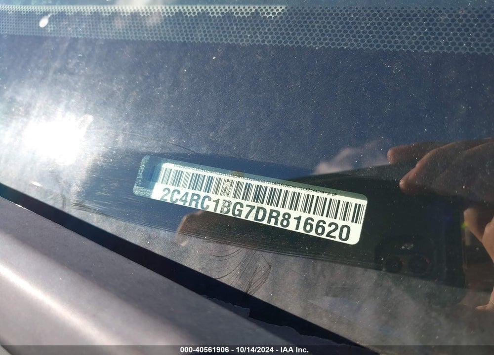 2013 CHRYSLER TOWN & COUNTRY TOURING VIN: 2C4RC1BG7DR816620