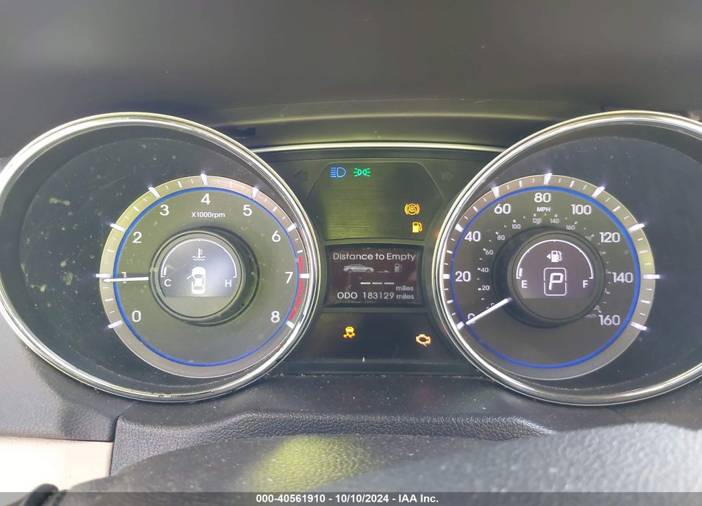 2014 HYUNDAI SONATA GLS VIN: 5NPEB4ACXEH921149