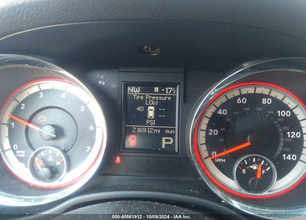 2012 DODGE DURANGO CREW VIN: 1C4RDHDG7CC257628