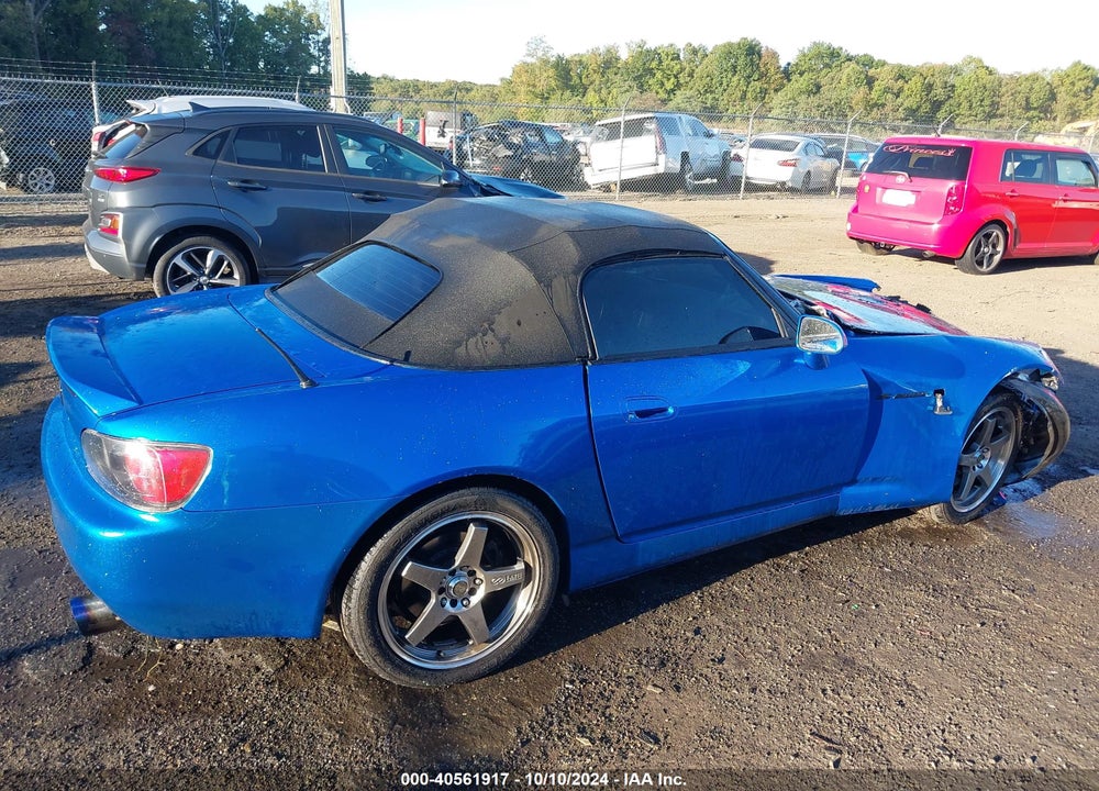 2002 HONDA S2000 VIN: JHMAP11402T006114