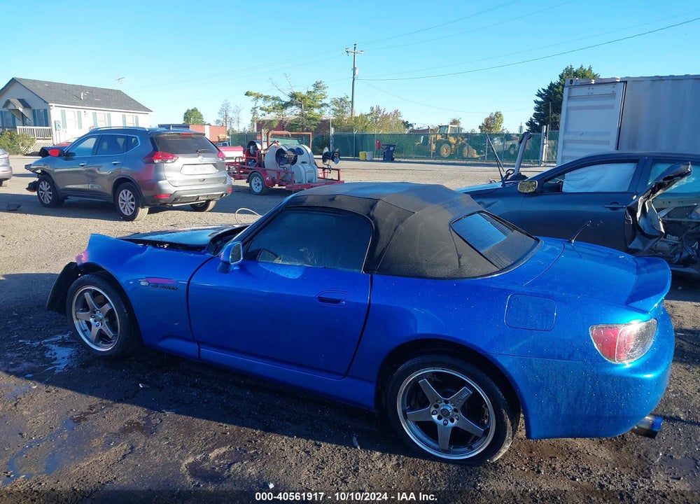 2002 HONDA S2000 VIN: JHMAP11402T006114