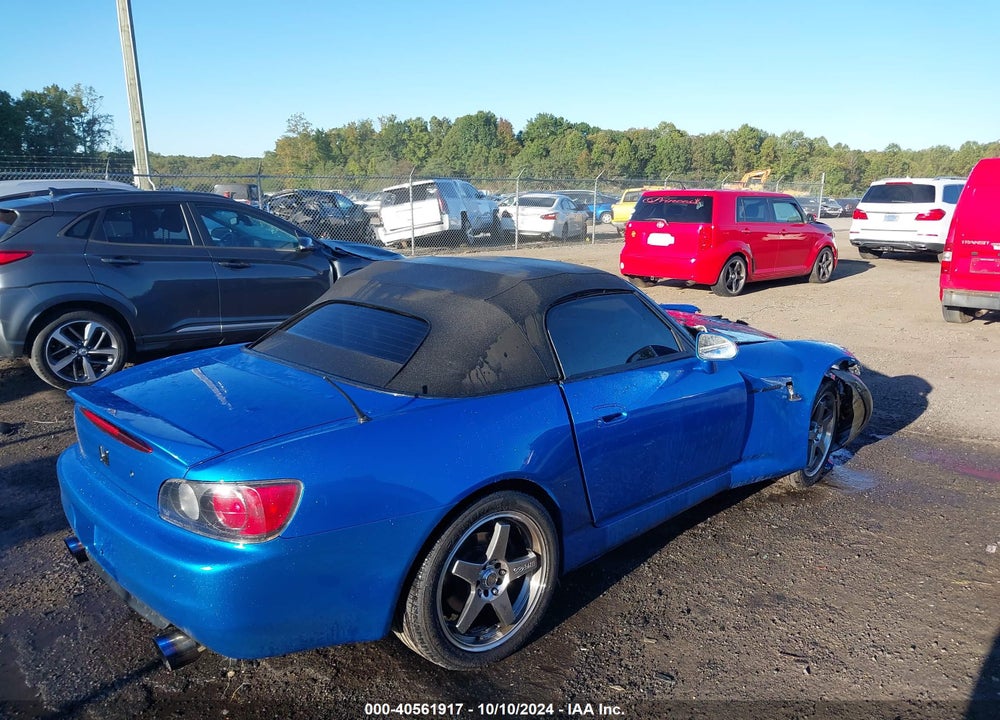 2002 HONDA S2000 VIN: JHMAP11402T006114