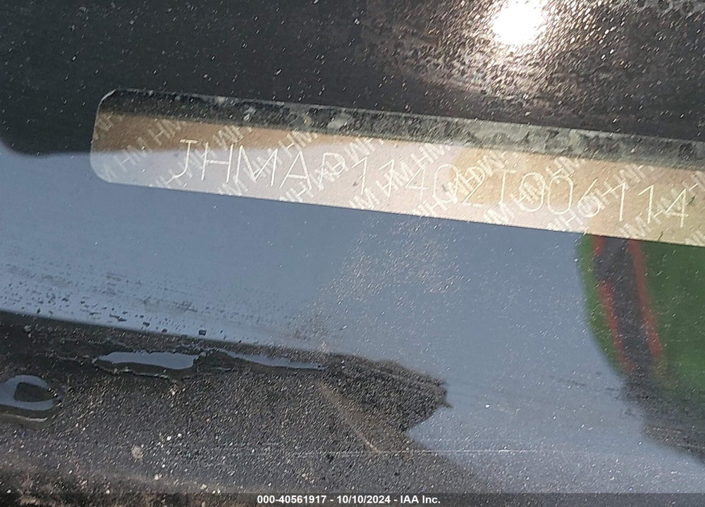 2002 HONDA S2000 VIN: JHMAP11402T006114