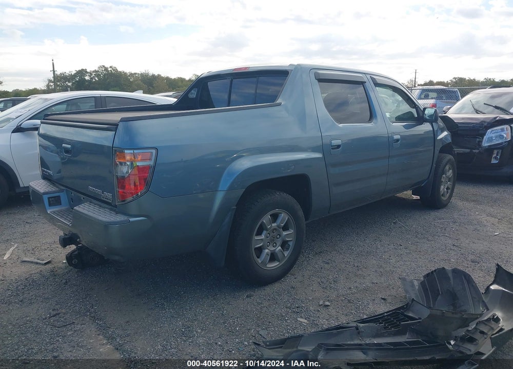2007 HONDA RIDGELINE RTX VIN: 2HJYK16317H503753
