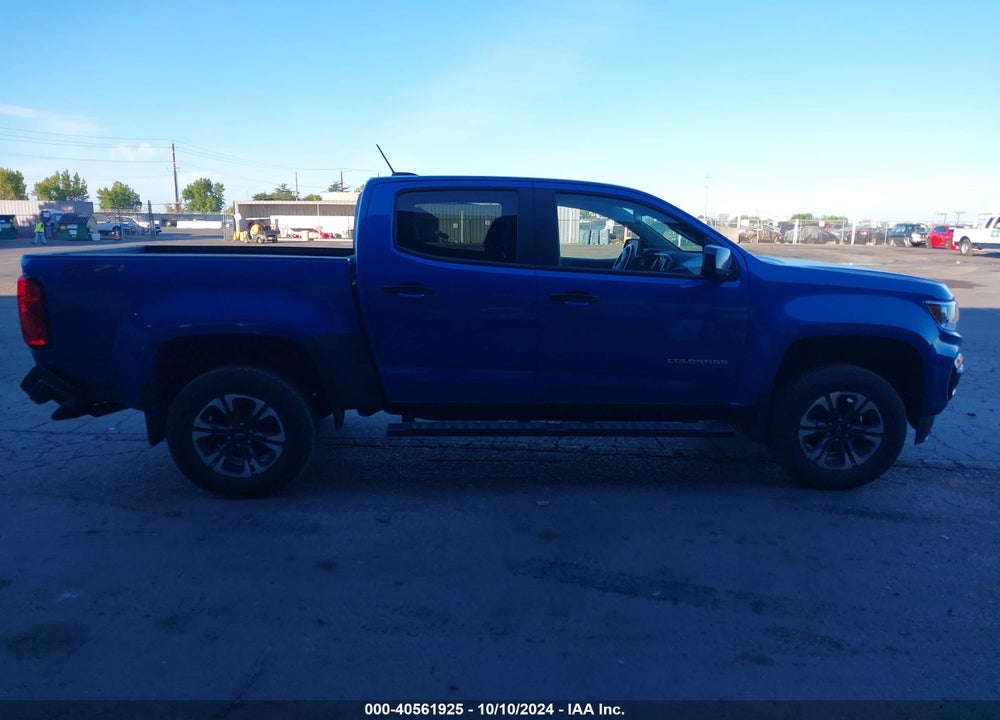 2022 CHEVROLET COLORADO 4WD SHORT BOX Z71 VIN: 1GCGTDEN7N1324632