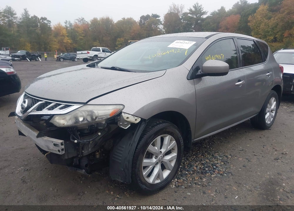 2012 NISSAN MURANO VIN: JN8AZ1MW9CW226610