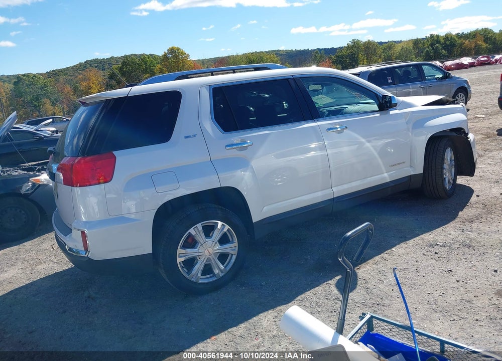 2016 GMC TERRAIN SLT VIN: 2GKFLUEK6G6346871