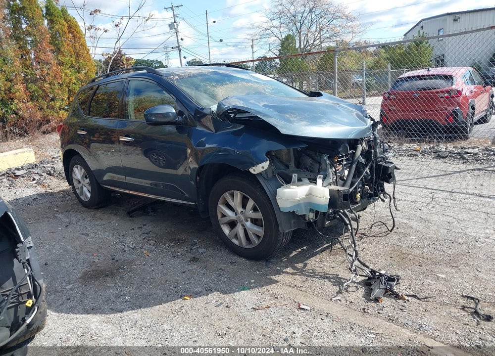 2011 NISSAN MURANO SL VIN: JN8AZ1MWXBW157151