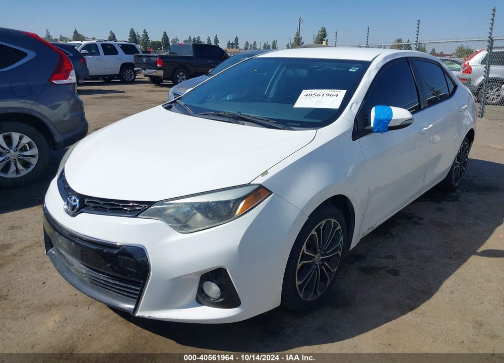 2015 TOYOTA COROLLA S PLUS VIN: 5YFBURHE8FP335846
