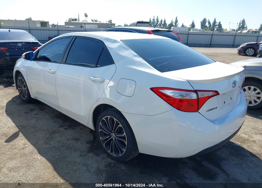 2015 TOYOTA COROLLA S PLUS VIN: 5YFBURHE8FP335846