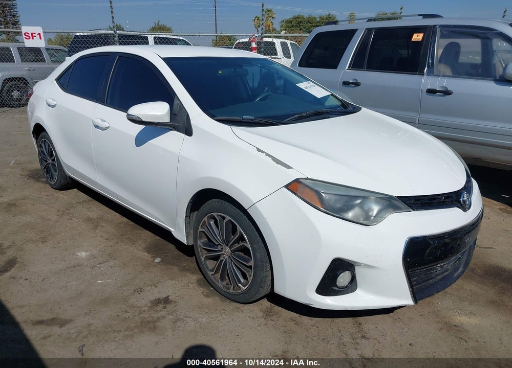 2015 TOYOTA COROLLA S PLUS VIN: 5YFBURHE8FP335846