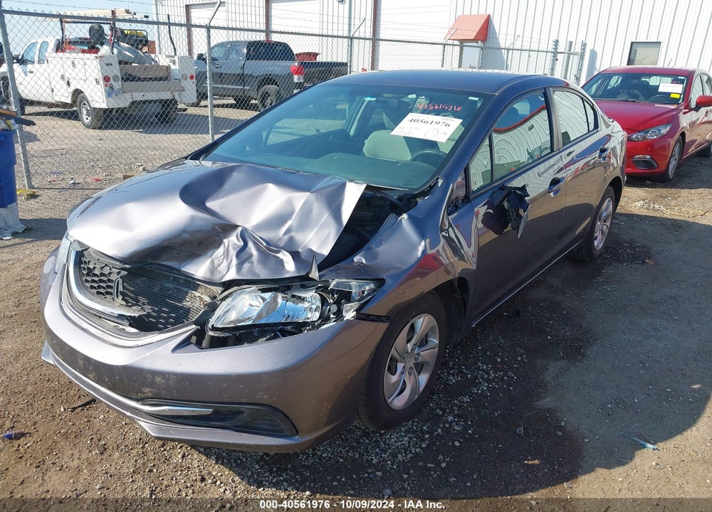 2015 HONDA CIVIC LX VIN: 19XFB2F53FE099464