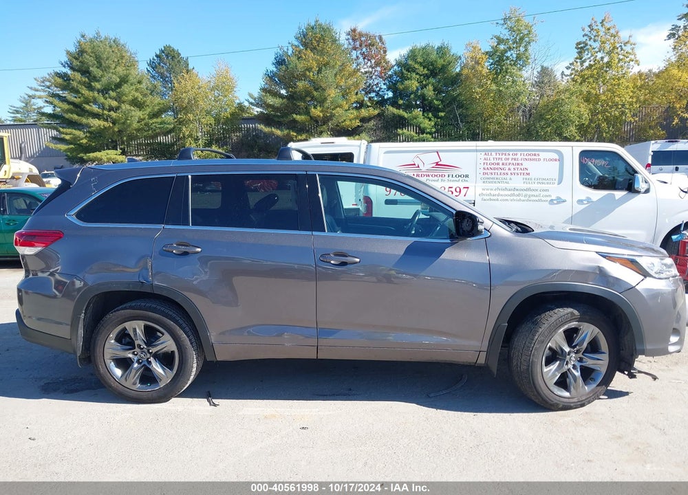 2017 TOYOTA HIGHLANDER LIMITED/PLATINUM VIN: 5TDDZRFH5HS394466