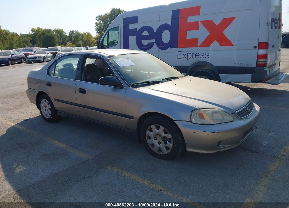 2000 HONDA CIVIC LX VIN: 1HGEJ6670YL066022