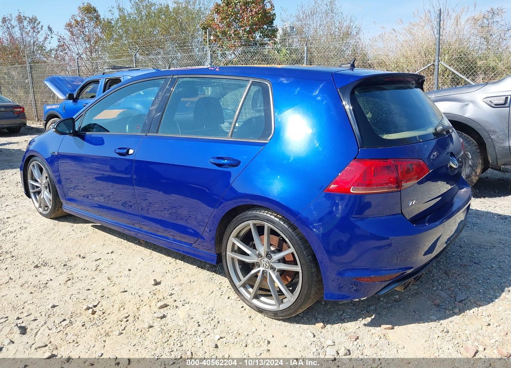 2017 VOLKSWAGEN GOLF R 4-DOOR W/DCC & NAVIGATION VIN: WVWVF7AU6HW101650