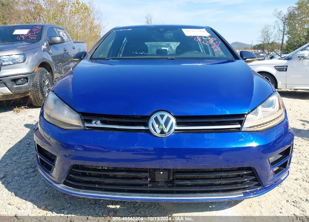 2017 VOLKSWAGEN GOLF R 4-DOOR W/DCC & NAVIGATION VIN: WVWVF7AU6HW101650