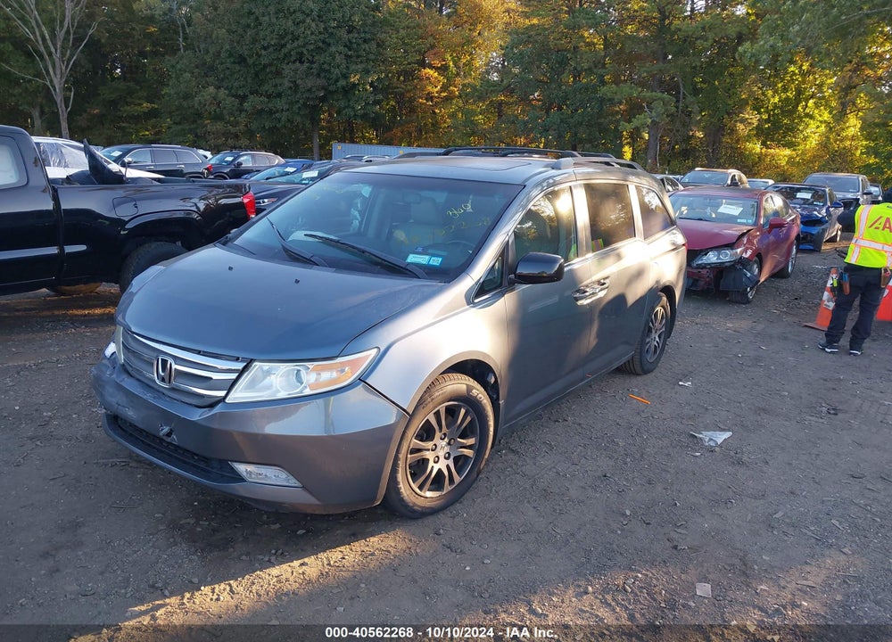 2011 HONDA ODYSSEY EX-L VIN: 5FNRL5H60BB001416