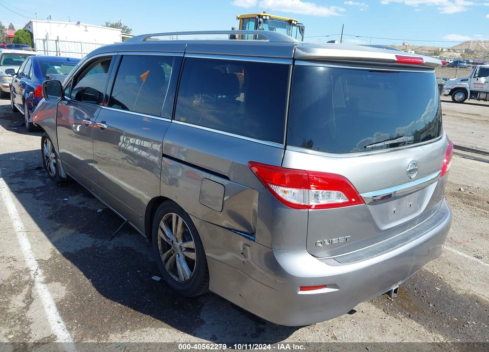 2012 NISSAN QUEST SL VIN: JN8AE2KP5C9043328