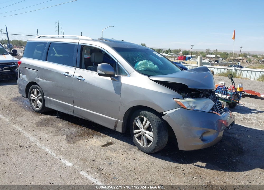 2012 NISSAN QUEST SL VIN: JN8AE2KP5C9043328