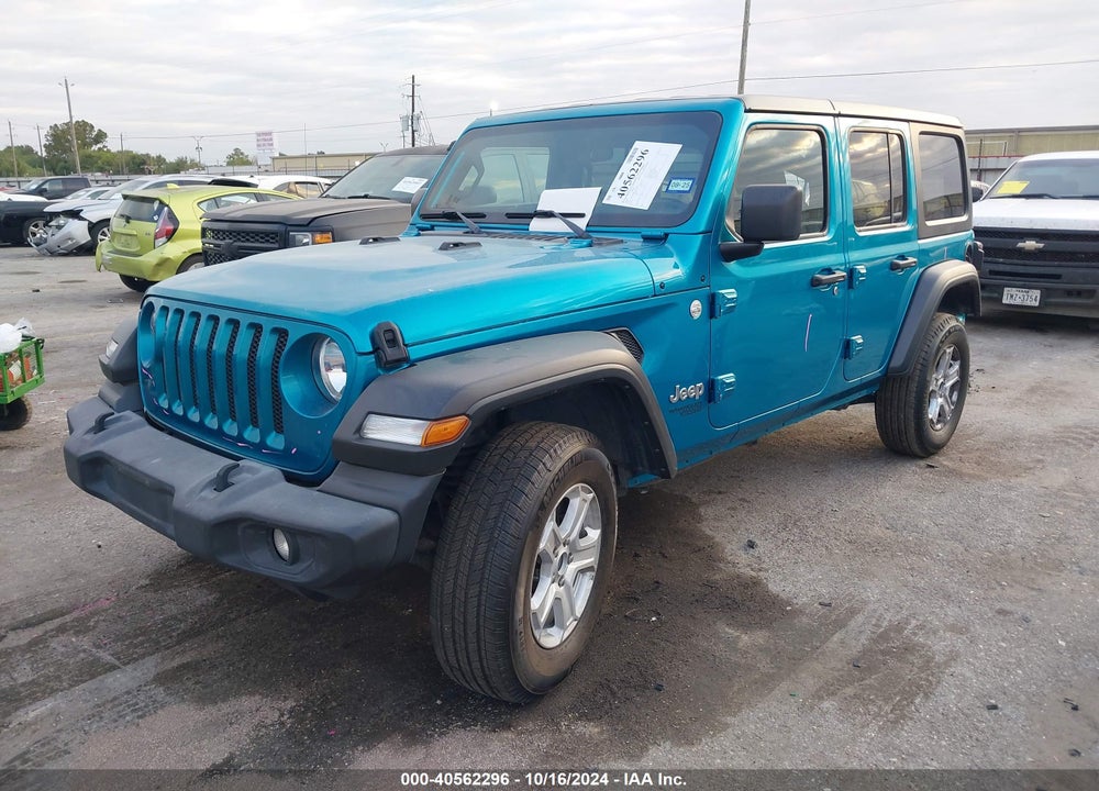 2020 JEEP WRANGLER UNLIMITED SPORT S 4X4 VIN: 1C4HJXDG8LW157812