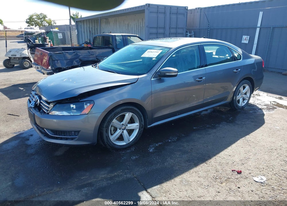 2013 VOLKSWAGEN PASSAT 2.5L SE VIN: 1VWBP7A38DC030760