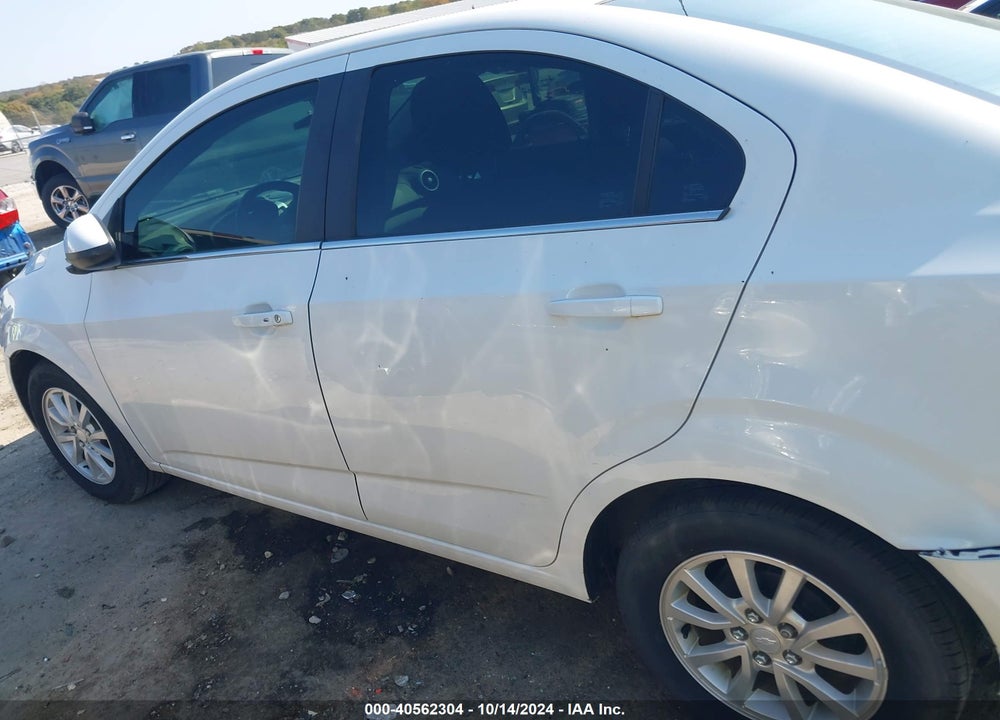 2019 CHEVROLET SONIC LT AUTO VIN: 1G1JD5SB2K4150250