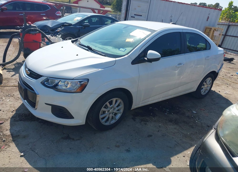 2019 CHEVROLET SONIC LT AUTO VIN: 1G1JD5SB2K4150250