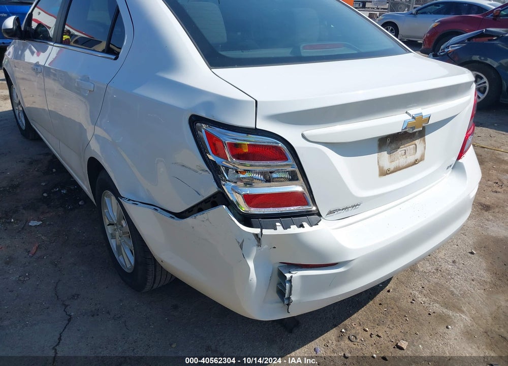 2019 CHEVROLET SONIC LT AUTO VIN: 1G1JD5SB2K4150250