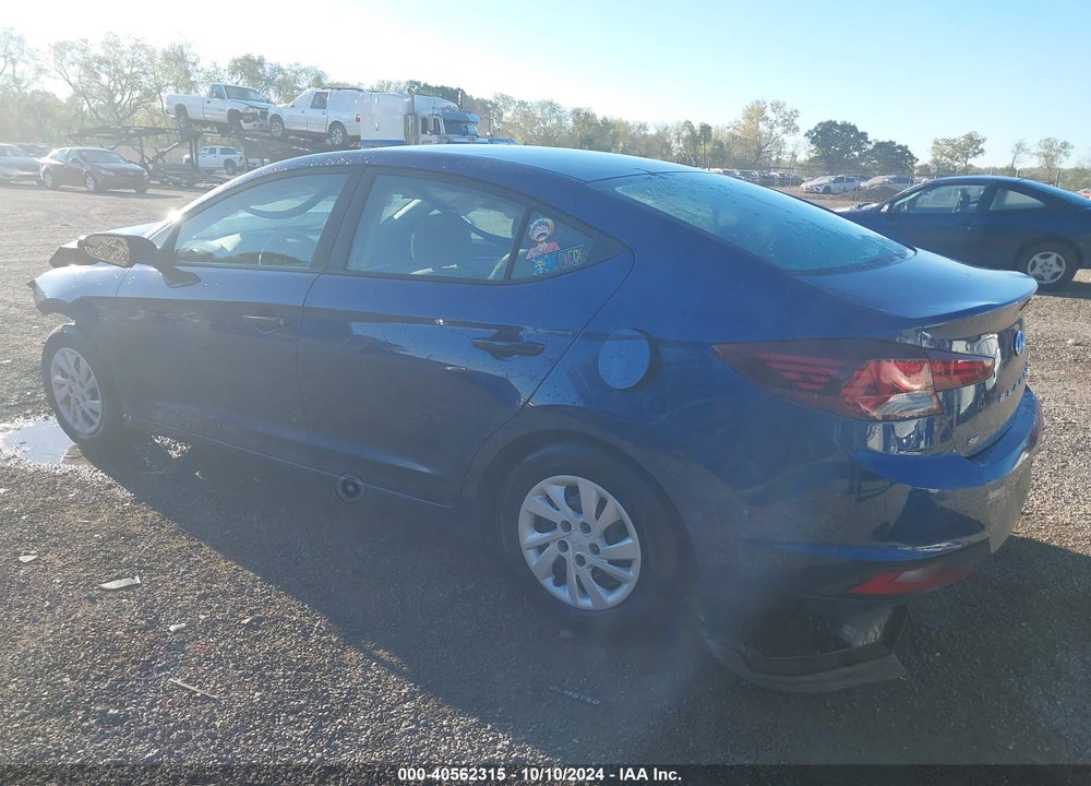 2019 HYUNDAI ELANTRA SE VIN: 5NPD74LF4KH419835