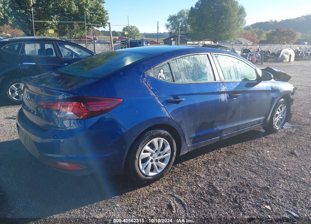 2019 HYUNDAI ELANTRA SE VIN: 5NPD74LF4KH419835
