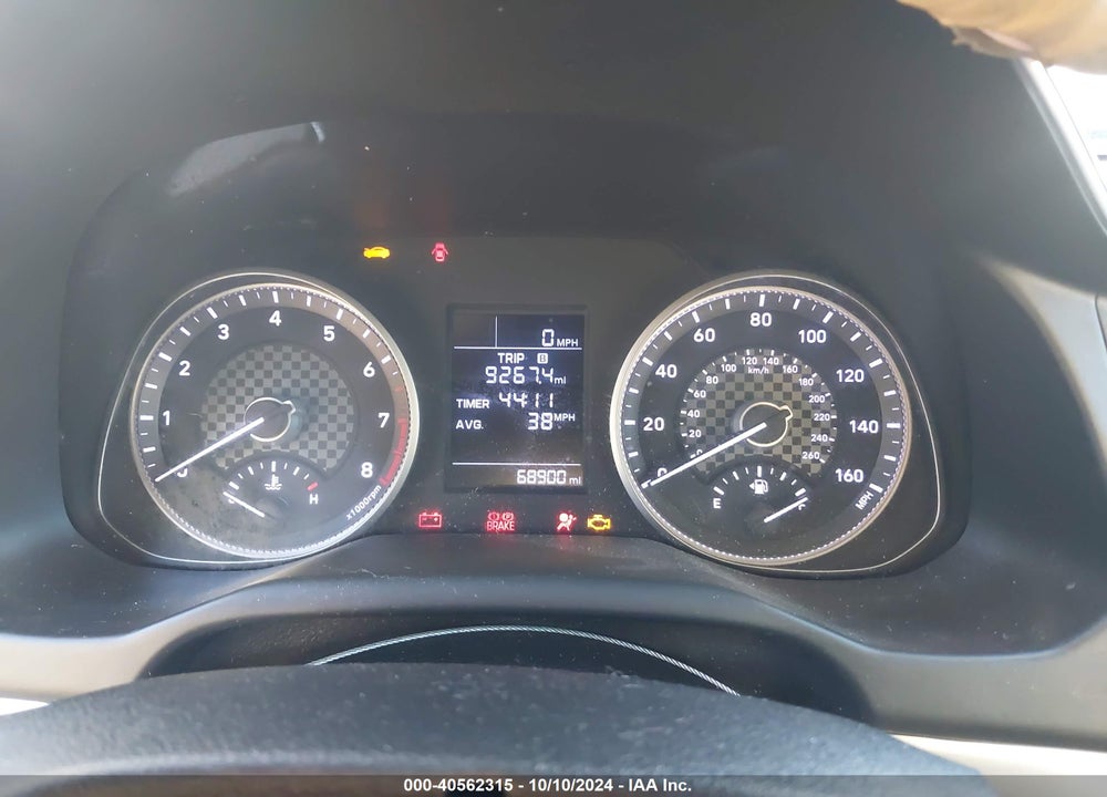 2019 HYUNDAI ELANTRA SE VIN: 5NPD74LF4KH419835