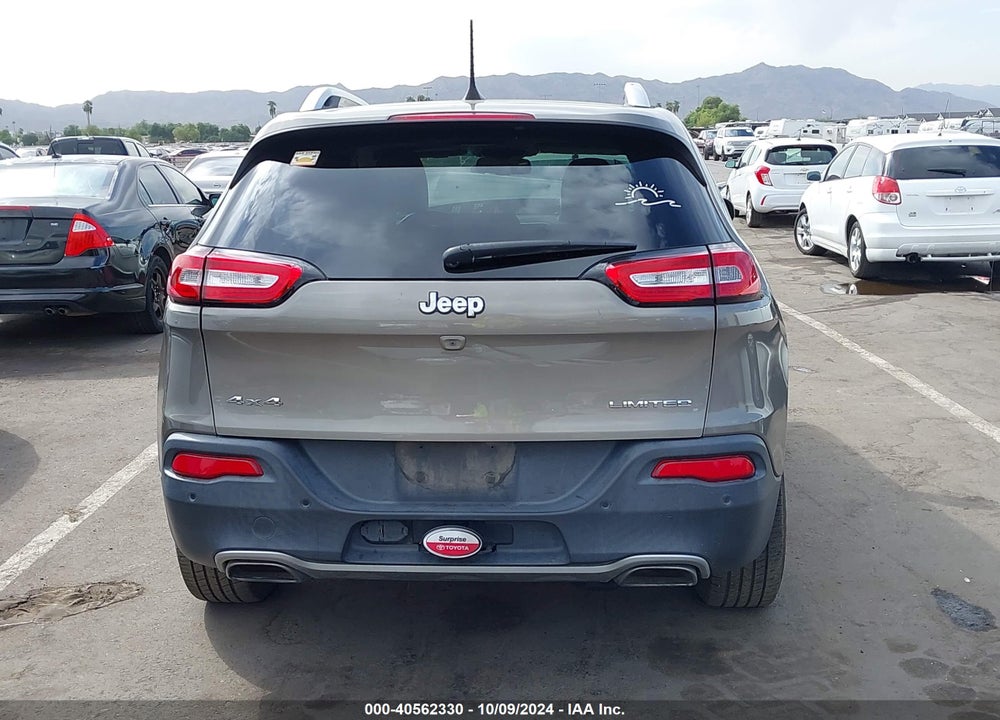 2016 JEEP CHEROKEE LIMITED VIN: 1C4PJMDS4GW251707